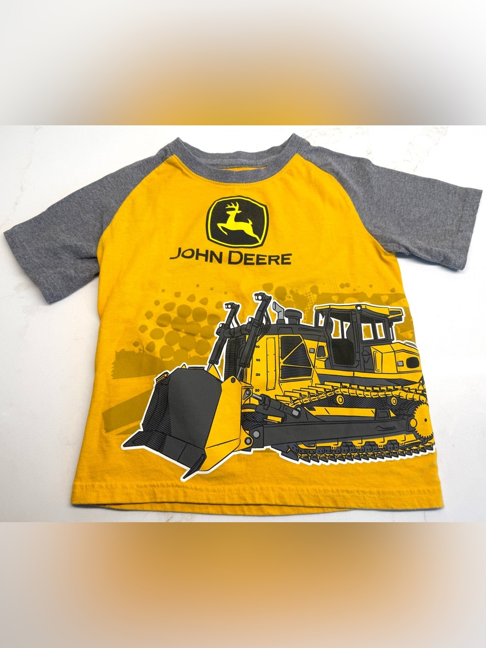John Deere Bulldozer Graphic T-Shirt Boys Size 4